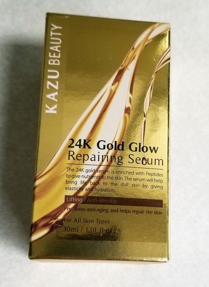 24K GOLD GLOW FACIAL REPAIRING SERUM - Picture 1 of 3
